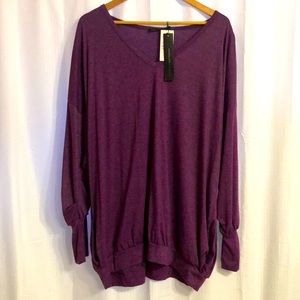 Zanzea Long Sleeve Purple V-Neck women’s Blouse